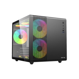 Value-Top V300 Micro ATX Compact Gaming Casing with 3xRGB Fan